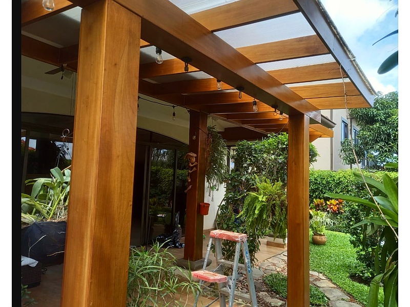 Pérgolas Costa Rica Mueblería Los Sueños y Maderas San Martín Construex